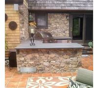 Plaque d'aération en acier inoxydable pour cuisine extérieure et foyers - Panneau d'aération cylindrique de 38,1 x 11,4 cm, résistant à la rouille, outil d'installation