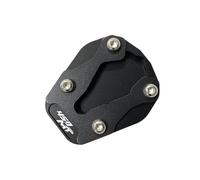 Plaque D'agrandissement Support Latéral Pied Moto Pour CFMOTO 450MT MT450 2024 2025 2026 Coussin D'extension Béquille Rue(Black LOGO)