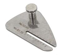 Plaque d'aide à la perforation en acier inoxydable 60 x 40 mm pour piquer le fer à lacer, ciseau à coudre et couper des tissus