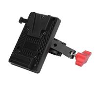 Plaque d'alimentation V Mount with D Tap Connector-Minin V Mount Mount Battery Adapter System pour Les Caméras, Alliage en Aluminium LED-Lights-Durable avec Coussinets en