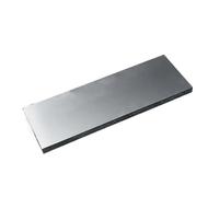 Plaque d'aluminium 6061 de 1,5 mm/2 mm d'épaisseur - Lot de 5 plaques métalliques plates for le bricolage, usage industriel et domestique(2x30x490mm)