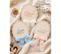 Plaque d'annonce de naissance personnalisée gravée, panneau d'affichage de l'arrivée du nouveau-né avec texte personnalisé, accessoire parfait pour les photos de nouveau-nés, excellent cadeau de nouve