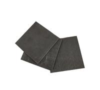 Plaque d'anode en Graphite de carbone pur, 100x100mm, for piles à combustible, feuille de Graphite bipolaire à haute conductivité, 1 pièce(100x100x3mm)