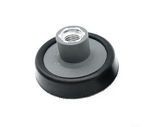 Plaque d'appui pour machine à polir rotative, support en mousse poreuse douce avec noyau en métal, finition noire pour les tâches de polissage et de ponçage détaillées (7,6 cm)