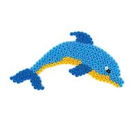 Midi plaque dauphin pour Perles Blanc