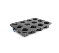 Plaque de 12 Canelés Moka - Ibili - Noir - Acier Noir G