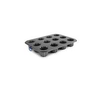Ibili Plaque de 12 canelés Moka Noir Acier