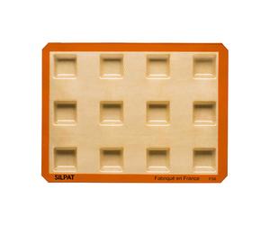 Plaque de 12 empreintes carrés Silpat