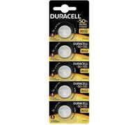 PLAQUE DE 5 Duracell CR2032 DL2032 ECR2032 5BL HSDC Mini Lithium battery