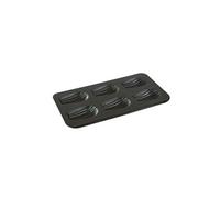 Plaque de 6 madeleines gourmandes acier 39.5x20 cm