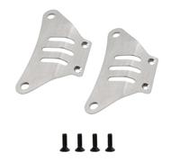 Plaque de bac à Grenouille en Acier Inoxydable Compatible avec 1 à 10 échelles TT02 TT-02 RC Chassis Armure Remplacement Pièce de Remplacement(Around)