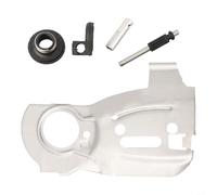 Plaque de barre de guidage avec engrenage à vis sans fin de pompe à huile compatible avec plusieurs modèles de tronçonneuse Jonsered