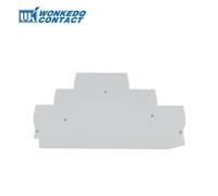 Plaque de barrière série PT/ST D-ST 1.5/2.5/4/6/10 pour connecteur électrique de fil PT ST,accessoires de bornier Rail Din couvercle d'extrémité - Type D-[ST2.5]-3L