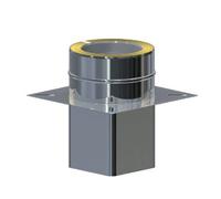 Plaque de base avec insert rond ou carré - double paroi - Reuter DW-GREEN Rund, 200 mm