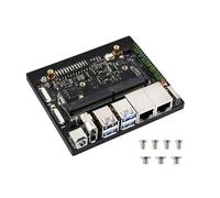 Plaque de base de calcul puissante pour série Orin prenant en charge le double port réseau pour les applications d'IA et de contrôle, circuit imprimé à deux ports Ethernet