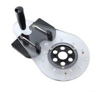 Plaque de base de défonceuse décalée avec guide de routage des bords et clôture réversible pour le travail du bois, compatible avec la plupart des défonceuses populaires, comprend une goupille de