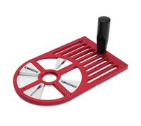 Plaque de Base de Défonceuse Réglable en Aluminium 1 Pièce, Diamètre 65-132mm, Poignée Ergonomic, Stable et Compatible avec Divers Routeurs pour une Coupe de Précision