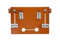 Plaque de base de machine de découpe portable de précision avec échelle pour moteur de 10,2 cm, installation sans poinçon pour le travail du bois et de la pierre