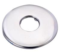 Plaque de base de robinet, plaque de rosace ronde fendue en acier inoxydable, bride murale fendue, couvercle décoratif for robinet de tuyau d'eau, accessoires de salle de bain(65x21mm)