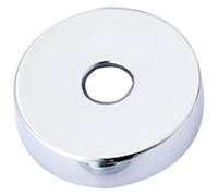 Plaque de base de robinet, plaque de rosace ronde fendue en acier inoxydable, bride murale fendue, couvercle décoratif for robinet de tuyau d'eau, accessoires de salle de bain(50x21x12mm)