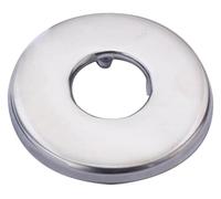 Plaque de base de robinet, plaque de rosace ronde fendue en acier inoxydable, bride murale fendue, couvercle décoratif for robinet de tuyau d'eau, accessoires de salle de bain(48x21mm)