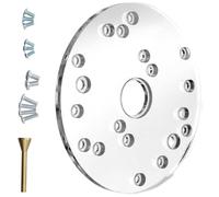 Plaque de base de routage optique en acrylique avec systèmes d'alignement rapide et compatibilité de montage standardisée Plaque de base pour perceuse