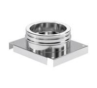 Plaque de base - évacuation en bas - double paroi - Schiedel ICS 130 mm