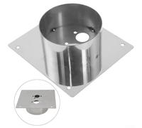Plaque de base fonctionnelle en acier inoxydable, idéale pour l'installation de chauffage diesel de 60 mm