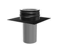 Plaque de base ouverte pour rallonge de cheminée - double paroi - Schiedel PERMETER 200 mm