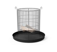 Plaque de base pour brasero, cendrier, support de brasero, plaque en acier