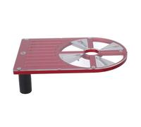 Plaque de base pour machine à tailler, base de banc de travail réglable en alliage d’aluminium pour tailleuse de 65 à 132 mm de diamètre, plaque inférieure pour défonceuse avec