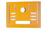 Plaque de base pour machine de découpe portable sans perforation pour moteurs de 10,2 cm, pour échelle de précision pour bois et pierre, bakélite synthétique de haute pureté