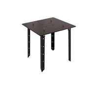 Plaque De Base Pour Parasol Xxl Hwc-D20, A96 Et Meran Pro, Métal 24kg Noir