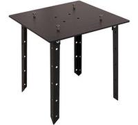 Plaque De Base Pour Parasol Xxl Hwc-D20, A96 Et Meran Pro, Métal 24kg Noir