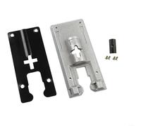 Plaque de base pour scie sauteuse 4304 - Assemblage de la semelle en aluminium/fer avec plaque de pression et vis - 153 x 70 mm - Pièce de rechange pour accessoires d'outils électriques