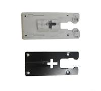 Plaque de base pour scie sauteuse, sabot de base en alliage d'aluminium avec design à changement rapide, guide de coupe stable, semelle de rechange en métal pour machine de scie sauteuse 4304