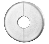 Plaque de base robinet, 2 pièces en plastique for trou mural, couvercle conduit, vanne d'angle douche, bouchon tuyau, décoratif, plaque à clipser, accessoires cuisine(Black 22mm)