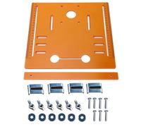 Plaque de base robuste Durable 19cm Scie circulaire Rail de guidage Plaque inférieure 4 pouces Trimmer Cutter