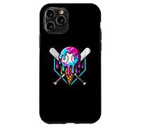 Plaque de Baseball Home Drip Ice Cream Baseball Lifestyle Drip Coque pour iPhone 11 Pro