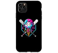 Plaque de Baseball Home Drip Ice Cream Baseball Lifestyle Drip Coque pour iPhone 11 Pro Max