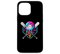 Plaque de Baseball Home Drip Ice Cream Baseball Lifestyle Drip Coque pour iPhone 13 Pro Max
