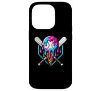 Plaque de Baseball Home Drip Ice Cream Baseball Lifestyle Drip Coque pour iPhone 14 Pro