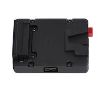 Plaque de Batterie à Montage en V avec Sortie de Robinet D et Support de Verrouillage en V A pour Batteries NP F970 F960 F750 F770 F550, Livrée avec Un Clip Arrière pour Un