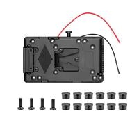 Plaque de batterie avec entrée 14,8 V à libération rapide avec sortie D-Tap pour photographie et vidéographie