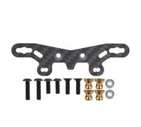 Plaque de Batterie de Support d'amortisseur en Fibre de Carbone for Tamiya TT02 Type-SR TT-02D 1/10 RC Car Accessories Upgrade Parts(Front Damper Stay)