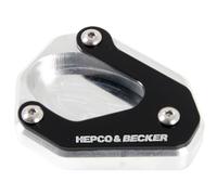Hepco Becker Kawasaki Z 125 18-26 42112536 00 91 Side Stand Extension Argenté