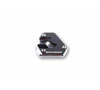 Plaque de béquille latérale argent/noir pour Triumph Tiger 800 (2010-2014)
