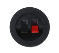 Plaque De Borne De Haut-Parleur, 2 Pièces, Clip À Ressort Rond À 2 Voies, Attache À Ressort, Type De Poussée