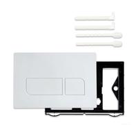 Plaque de bouton de chasse d'eau double pour Geberit UP320 UP300 Blanc