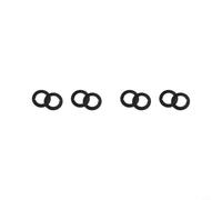Plaque de bouton de porte en acier inoxydable, pour réparation et | Lot de 8 plaques de bouton de porte rondes en acier inoxydable pour réparation et renforcement, plaque arrière résistante aux